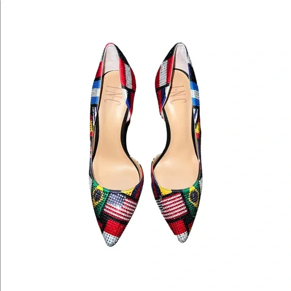 INC International Concepts Kenjay D’Orsay Flag Pumps